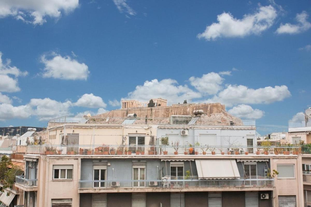 Lovely Apt W/Heated Jacuzzi &Full Acropolis View Apartment Atena Exterior foto